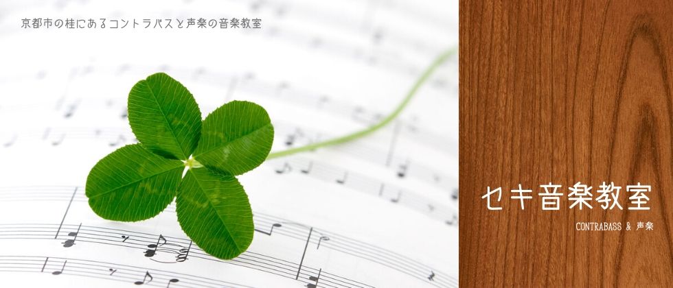 京都の桂にあるコントラバスと声楽の音楽教室|セキ音楽教室